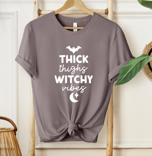 Thick Thighs Witchy Vibes T-shirt