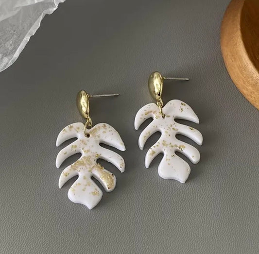 Golden Leaf Earrings